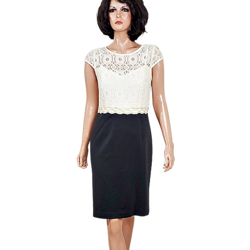 STUDIO ONE NY Lace Top Party Dress